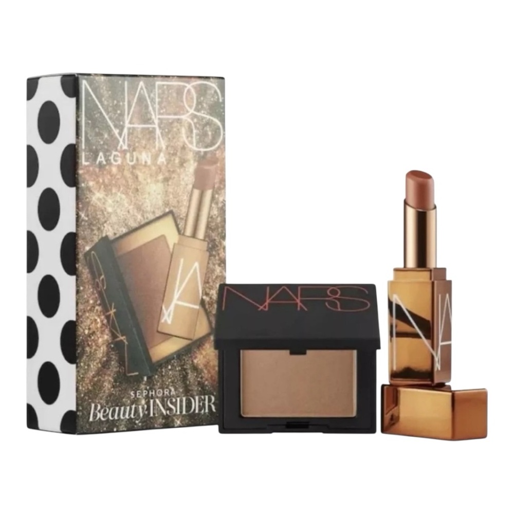 NIB NARS Laguna Bronzer and Lipstick Duo